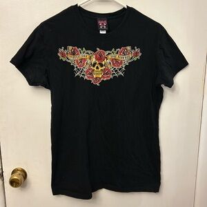 Lucky 13 T-shirt Black Size XXL